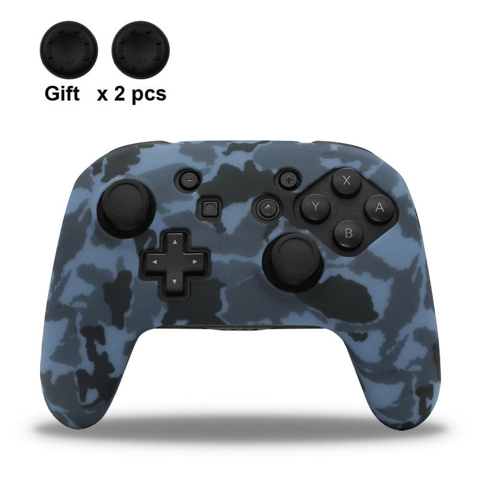 Funda Protectora Silicona Aaronmei Para Controlador Switch Pro Con Capuchón Para Joystick