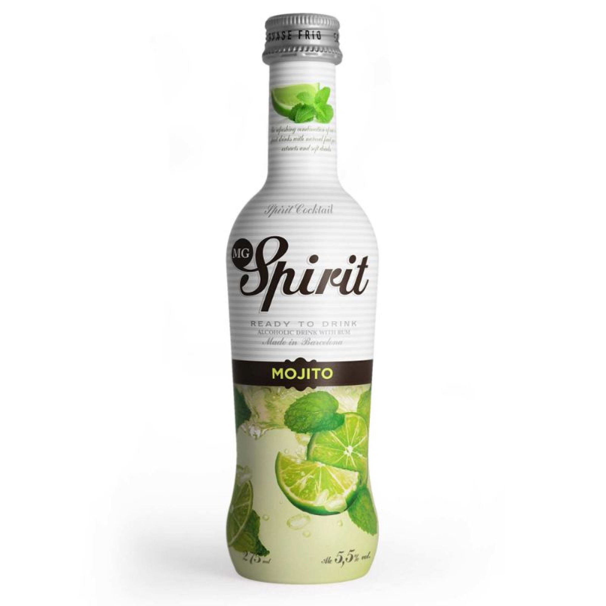 Cóctel Mojito 5.5° Botella 275 cc Spirit