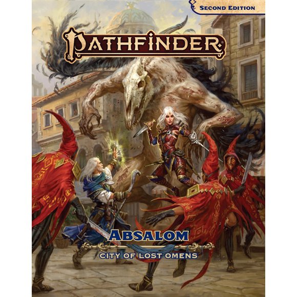 Libro Pathfinder Absalom, la ciudad de los presagios perdidos