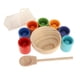 thumbnail image 1 of Rainbow Clip Bead In Cup Juego De Mesa Juguete Educativo Abrazadera Beads Juguete Para Niños, 1 of 1