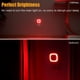 thumbnail image 3 of Luz nocturna YUNLEX, sensor automático rojo regulable, paquete de 2, 3 of 8