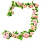 thumbnail image 1 of Guirnalda Flores Artificiales Vides Rosa, 1 of 3