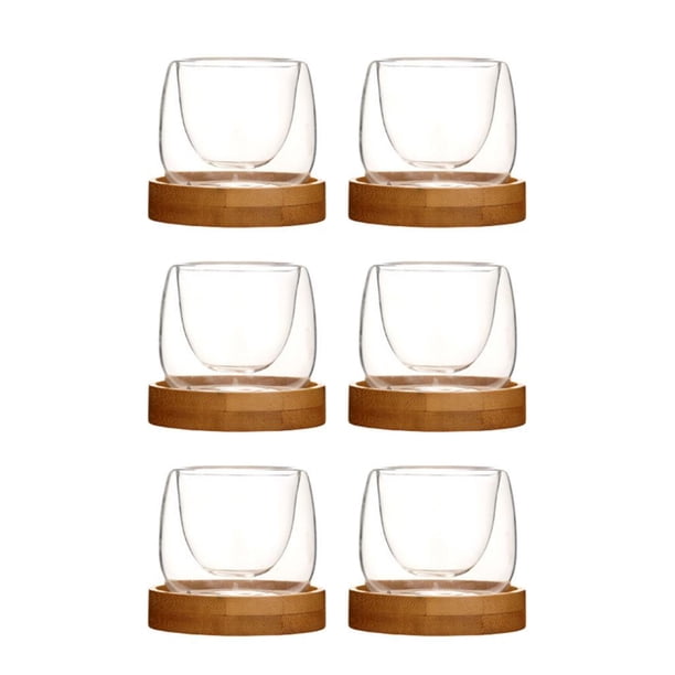 Tazas de café de vidrio, taza de té de vidrio, tazas de agua de vidrio transparente, cristalería, tazas de vidrio, tazas de café de vidrio creativas,