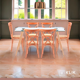 thumbnail image 2 of Comedor Mesa de Vidrio Rectangular 120x80 + 6 Silla Crossback Madera, 2 of 8