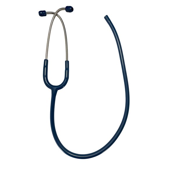 Tubo de reemplazo de 56 cm para estetoscopio Lane azul marino con acero inoxidable