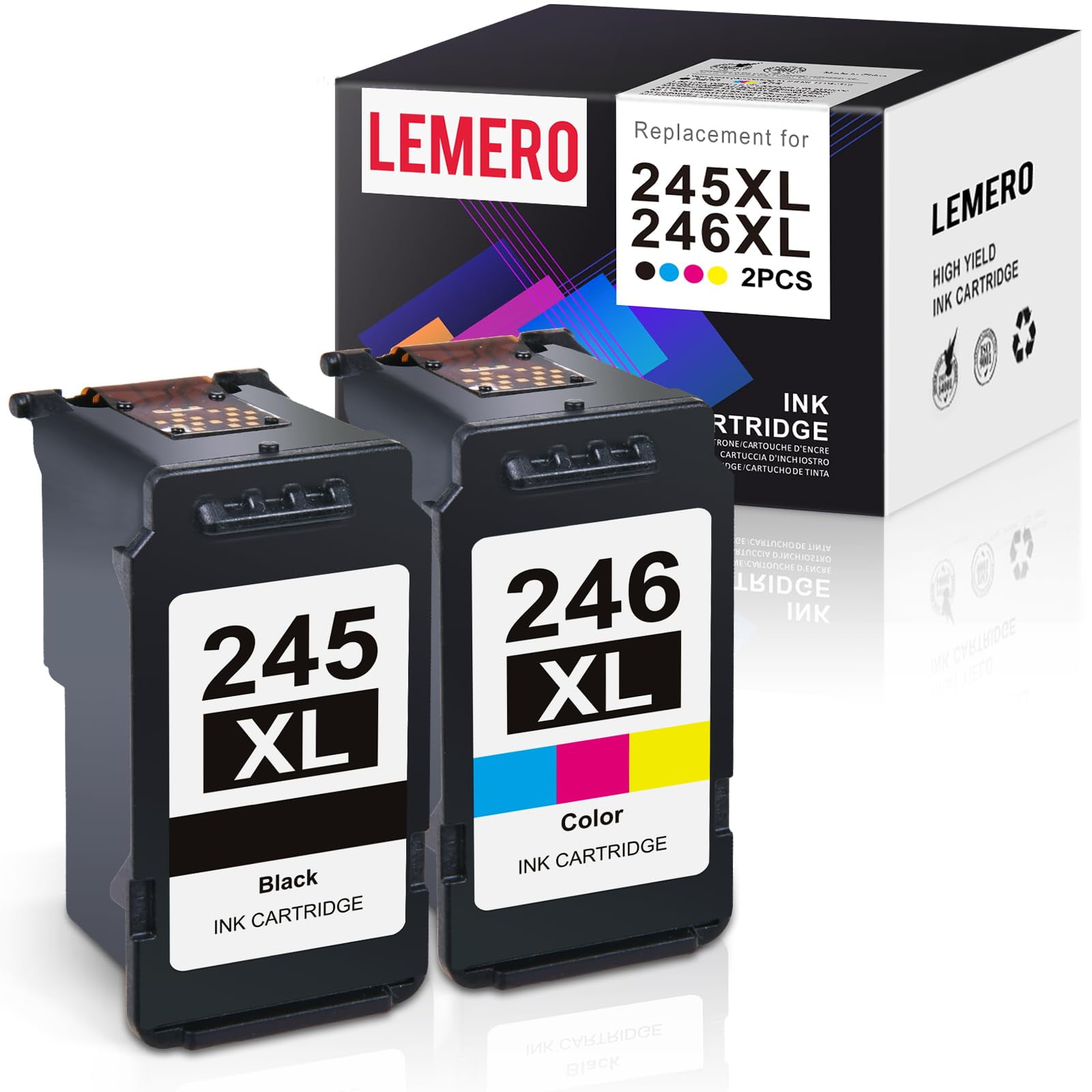 Cartucho De Tinta Lemero 245xl Pg-245 Cl-246 Para Impresora Canon