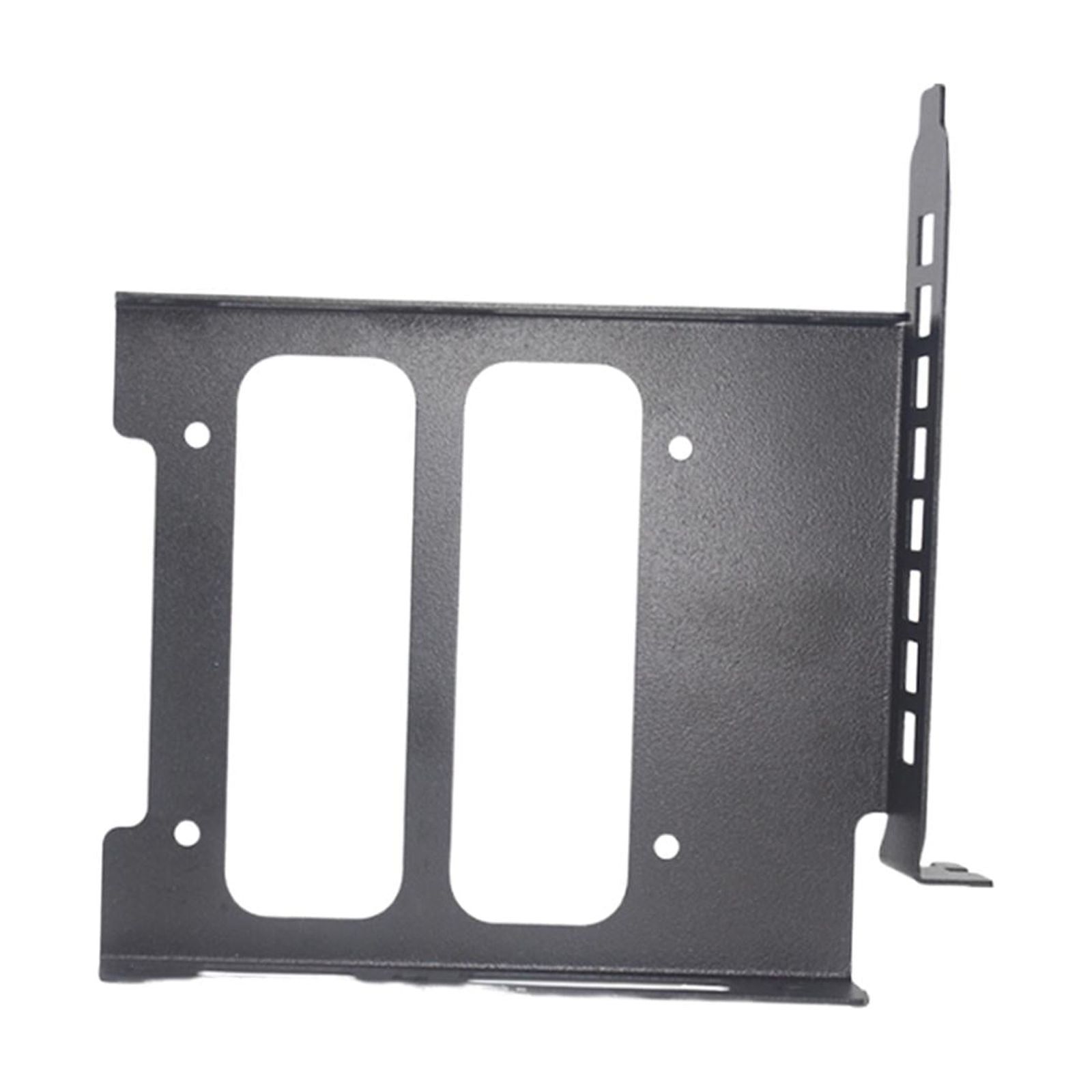 Magideal - Kit De Soporte De Montaje De Metal Para Bahía De Unidad Hdd, Soporte Para Computadora, Para Pci, Ssd, Hdd, Kit De Montaje De Unidad De Disco Estable, 35 Pulgadas Negro