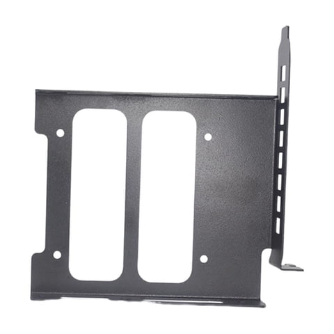 Magideal - Kit De Soporte De Montaje De Metal Para Bahía De Unidad Hdd, Soporte Para Computadora, Para Pci, Ssd, Hdd, Kit De Montaje De Unidad De Disco Estable, 35 Pulgadas Negro