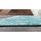 thumbnail image 2 of Alfombra Unique Loom Sofia Collection Casino Turquesa, 2 of 9
