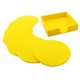 thumbnail image 4 of Posavasos Redondo De Silicona De 9,8 Cm, Portavasos, Cojín De Cristal, Vajilla, Amarillo, 4 of 5