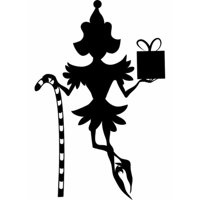 Rienda Libre Graphics - Decomural Christmas Elf Festive Xmas Ws-17195