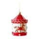 thumbnail image 1 of Adorno Colgante Navideño Para Colgar En La Habitación, Sala De Estar, Jardín, 7 X 12 Cm, Carrusel Rojo Y Blanco, 1 of 3