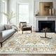 thumbnail image 2 of Alfombra Area befbee, lavable, 240 x 300 cm, resistente a las manchas, color naranja, 2 of 3