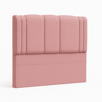 Ethan Desing - Respaldo De Cama 2 Plazas Milano Rosado