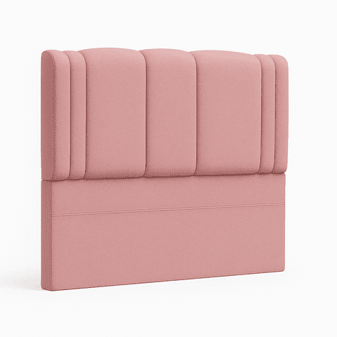 Ethan Desing - Respaldo De Cama 2 Plazas Milano Rosado