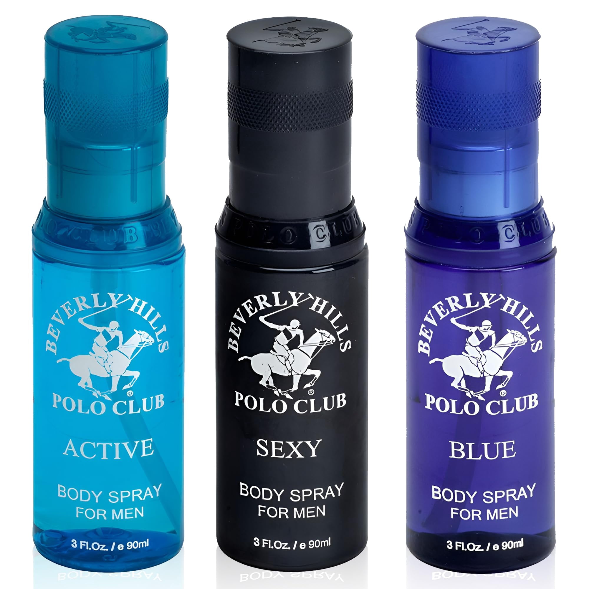 Set De Spray Corporal Beverly Hills Polo Club Signature Para Hombre, 90 Ml