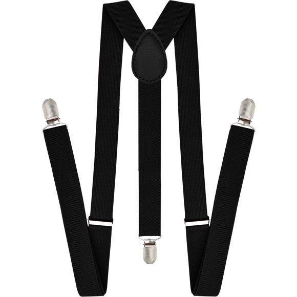 Tirantes trilece negros para hombre y mujer