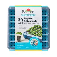 Bandeja De Siembra De Semillas Burpee Superseed, 36 Celdas, Reutilizable