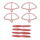 thumbnail image 1 of UAV Propeller Prop & Protective Cover Para MJX B5W F20 Bugs 5W RC Drone Rojo, 1 of 5