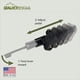 thumbnail image 2 of Soporte de pie para kayak Sea-Lect Designs 51 cm negro con timón, 2 of 5