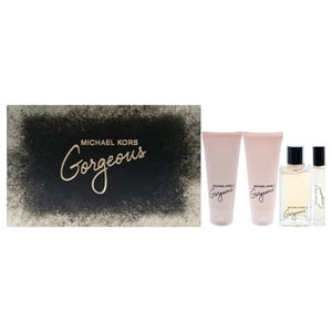 Michael Kors - Gorgeous By Para Mujer - Set De Regalo Edp Spray, Edp Spray, Loción Corporal, Gel De Ducha