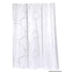 thumbnail image 1 of Cortina de ducha Carnation Home Fashions Ava de poliéster blanco, 1 of 2