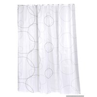 Cortina De Ducha Carnation Home Fashions Ava De Poliéster Blanco