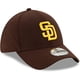 thumbnail image 3 of Gorra de béisbol New Era MLB 39Thirty San Diego Padres Brown, 3 of 8