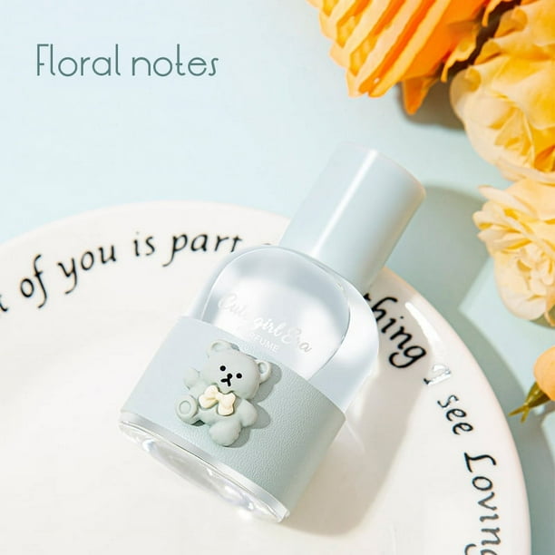 Cute Bear Perfumes Long Lasting Floral & Fruity Rose Notes Eau De Parfum Spray For Women Or Girl, Cute Girl Era, 30ml 1fl.oz