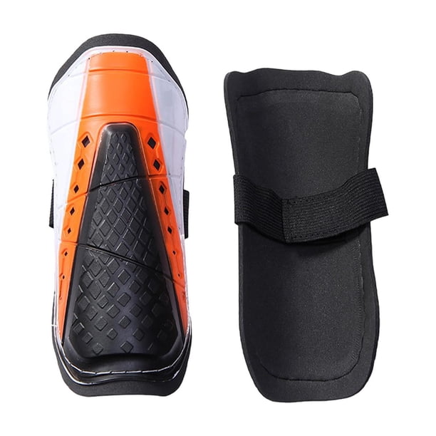 Guardias De Espinillas De Fútbol Para Adultos Y Chistes De Espinilla Para Niños 1 Par De Fútbol Shin Guards Orange 19 Cm