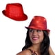 thumbnail image 3 of El LED de Fedora Hat parpadea con lentejuelas rojas, 3 of 3