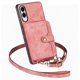 thumbnail image 1 of Funda Tipo Cartera con Correa Cruzada para Samsung Galaxy S25 Edge Protección Contra Golpes Rosa, 1 of 5