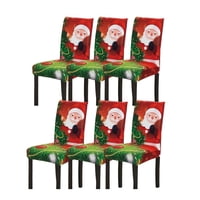 Rouss - Set De 6 Fundas Para Sillas De Navidad N06