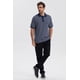 thumbnail image 4 of Polera Hombre Mini Rayas Azul Marino, 4 of 4