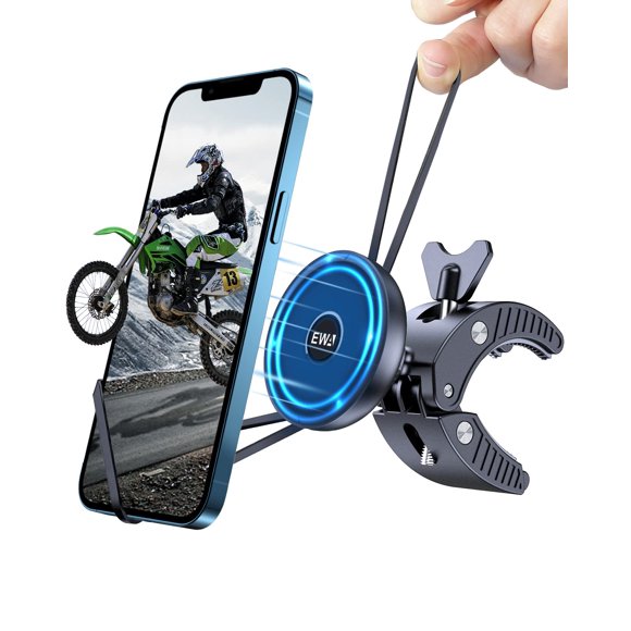 Soporte Magnético EWA para Teléfono con Giro 360° para Manillar