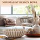 thumbnail image 3 of Cuenco decorativo YMXYJM grande y moderno hecho a mano, color beige, piedra, 3 of 8