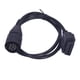 thumbnail image 1 of Cable OBD AntiBreak Antirrotura BMW de 10 pines, adaptador para motocicleta de 150 cm, 1 of 6