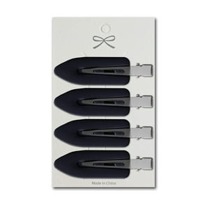 Genérico - Clips Skincare Para Cabello Flequillo Color Negro 4 Ud