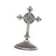 thumbnail image 2 of Estatuilla Cruzada De Pie, Estatua Cruzada De Aleación De Zinc Para Repisas, Escritorio, Sala De Estar, Plata, 2 of 5