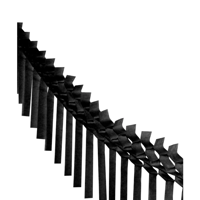 Genérico - Guirnalda Colgante Negro 2M X1 Uni