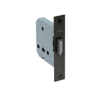 Stark Design - Cerradura De Embutir Función Simple Paso. (Negro Mate). Sku: Sde240-Bl