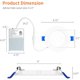 thumbnail image 2 of Luz Led Empotrada 4 Pulgadas 12 Pack 3cct 750lm Dimerizable Ic, 2 of 3