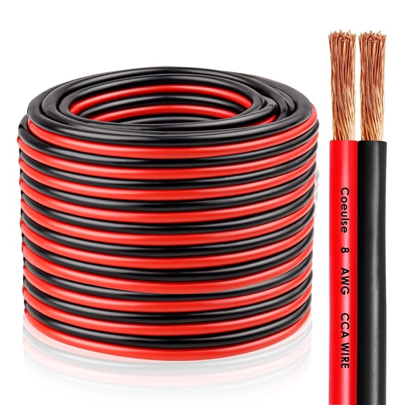 Cable para amplificador de auto Wire Coeulse 8/2 AWG CCA de 3 m