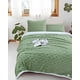 thumbnail image 4 of Frazada Texturizada Con Sherpa 1 5 Plaza Verde, 4 of 4