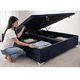 thumbnail image 3 of Base Cama Baúl 2 Plazas FELPA Negro Lore | Diseño Premium + Gran Almacenaje, 3 of 3