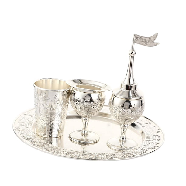 Juego De Ollas Para Vino De Estilo Europeo Con Copas De Vino Y Bandeja Retro Para Regalos Navideños