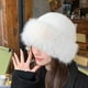 thumbnail image 4 of Gorro de piel sintética para mujer, estilo cosaco ruso, de invierno, peludo, cálido y esponjoso., 4 of 5