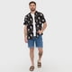 thumbnail image 4 of Guayabera Hombre Hojas Negro Corona, 4 of 5