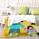 thumbnail image 4 of La Señorita Polly Tenía un Muñeco anti-pilling, suave, ligera, esponjosa y acogedora de lujo para hogar y cocina – Perfecta para niños y adultos,100X80cm, 4 of 6
