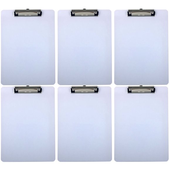 Portapapeles Trade Quest 23x32 cm Pack de 6 – Pizarra de Borrado en Seco